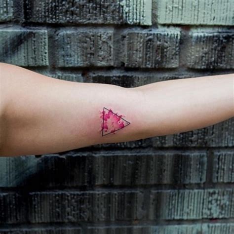 pink triangle tattoo